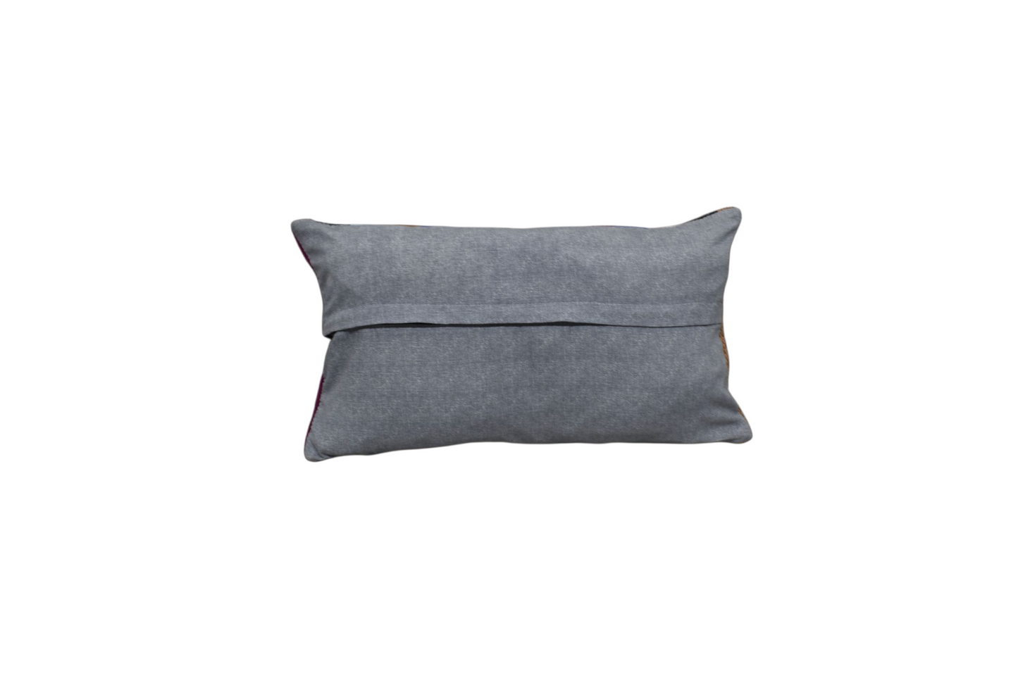 Kilim Antik El Dokuma Dekoratif Lumbar Kilim Kırlent Yastık Kılıfı 1417 - Yeni - Çok Renkli