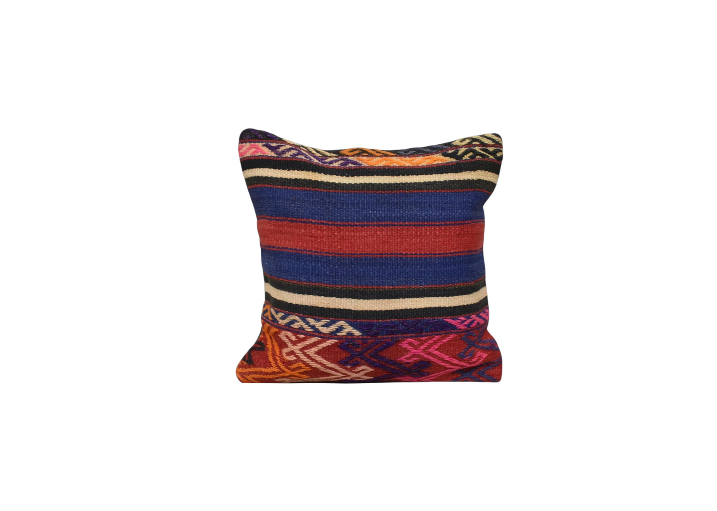 Kilim Antik El Dokuma Kilim Kırlent Yastık Kılıfı 0175 - Yeni - Çok Renkli