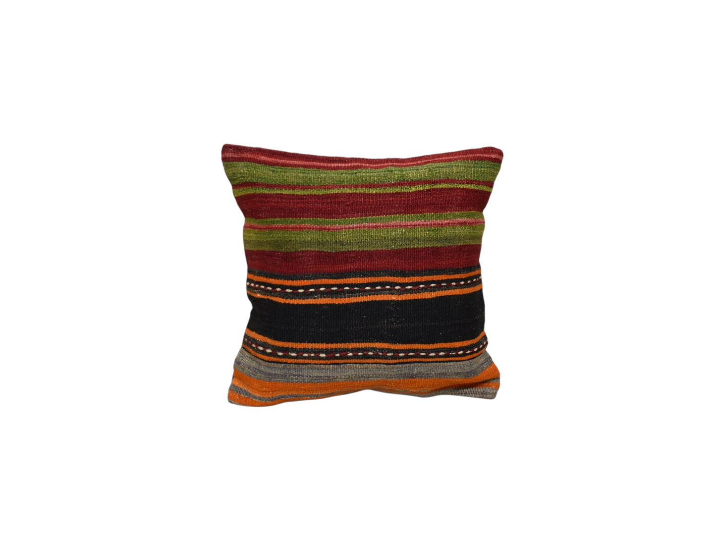 Kilim Antik El Dokuma Kilim Kırlent Yastık Kılıfı 0191 - Yeni - Çok Renkli