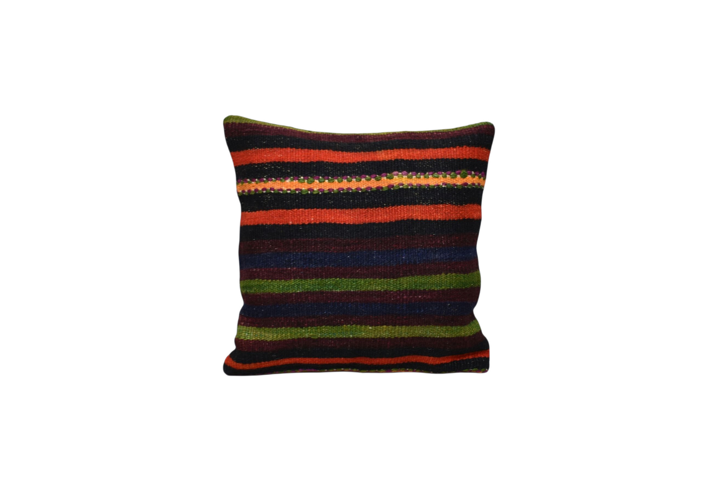 Kilim Antik El Dokuma Kilim Kırlent Yastık Kılıfı 0195 - Yeni - Çok Renkli