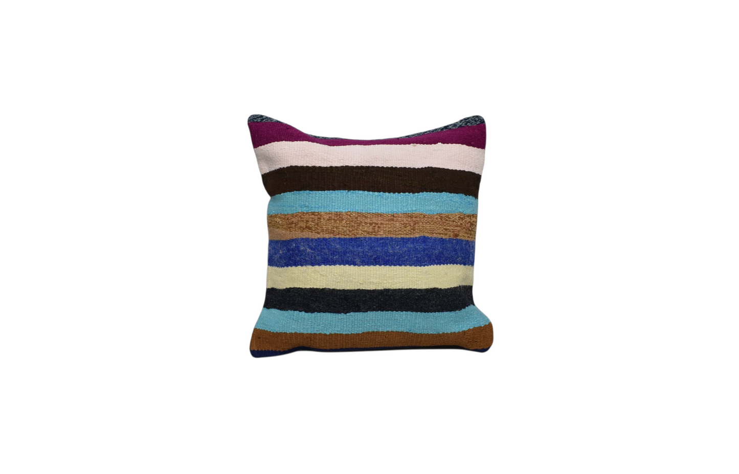 Kilim Antik El Dokuma Kilim Kırlent Yastık Kılıfı 0202 - Yeni - Çok Renkli