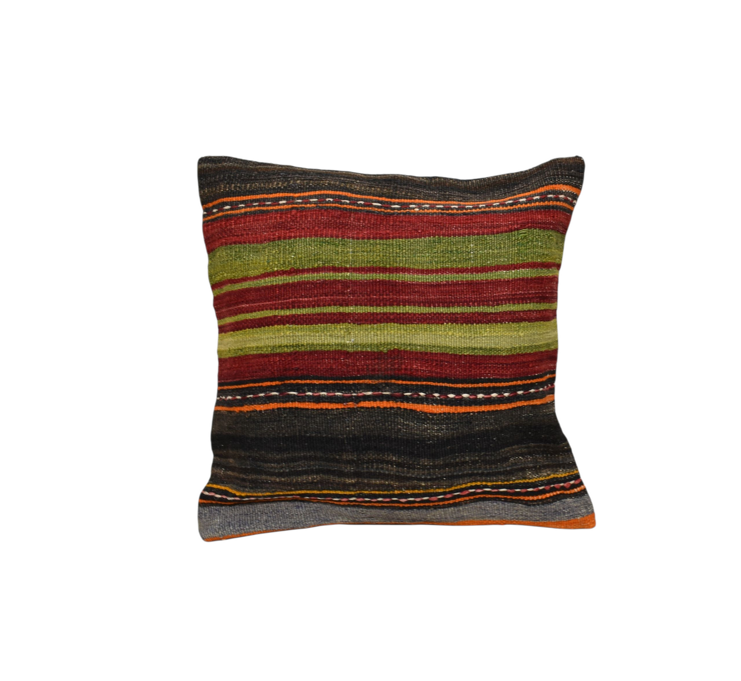 Kilim Antik El Dokuma Kilim Kırlent Yastık Kılıfı 0203 - Yeni - Çok Renkli