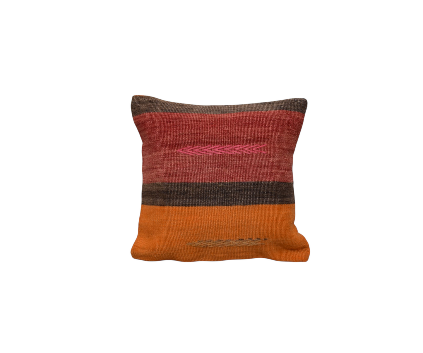 Kilim Antik El Dokuma Kilim Kırlent Yastık Kılıfı 0212 - Yeni - Çok Renkli