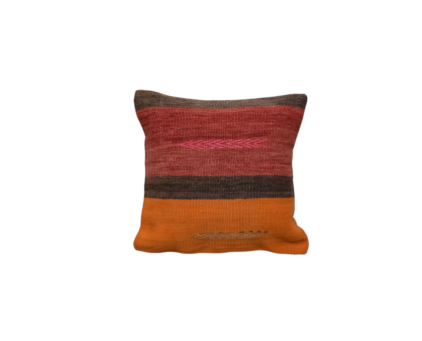 Kilim Antik El Dokuma Kilim Kırlent Yastık Kılıfı 0212 - Yeni - Çok Renkli