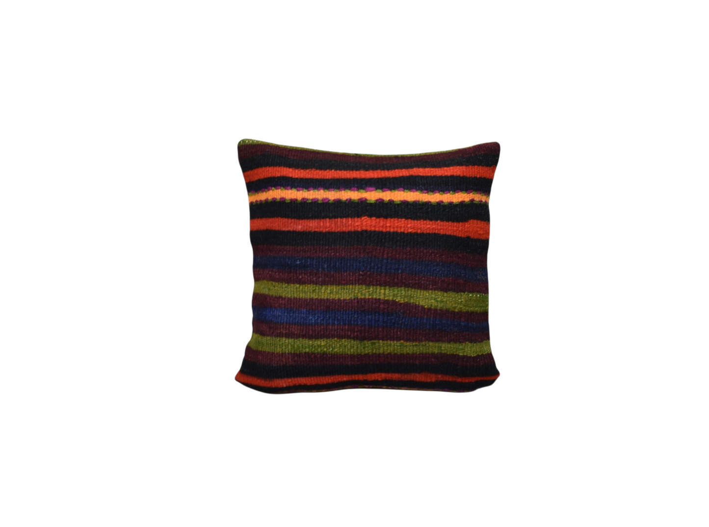 Kilim Antik El Dokuma Kilim Kırlent Yastık Kılıfı 0214 - Yeni - Çok Renkli