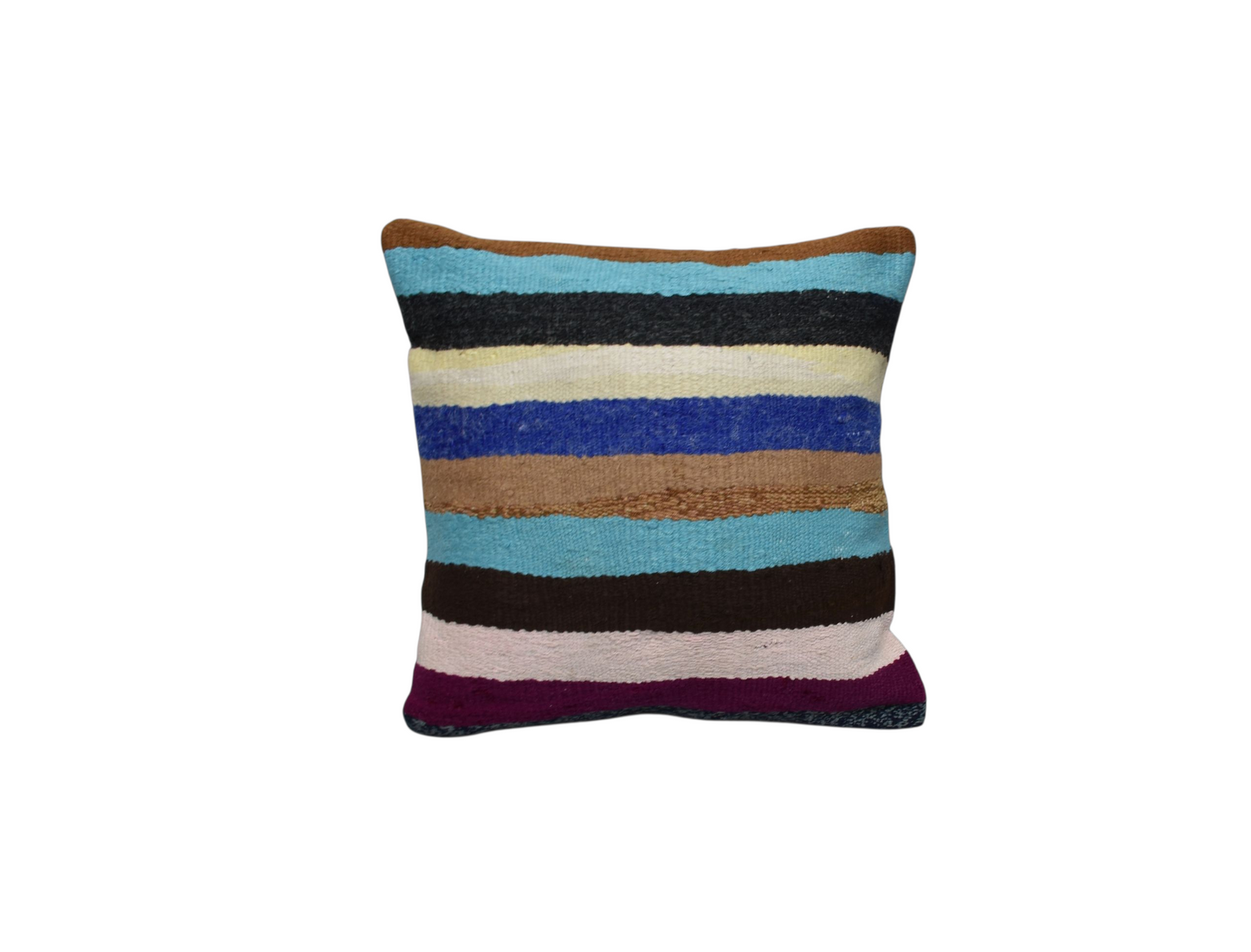 Kilim Antik El Dokuma Kilim Kırlent Yastık Kılıfı 0219 - Yeni - Çok Renkli