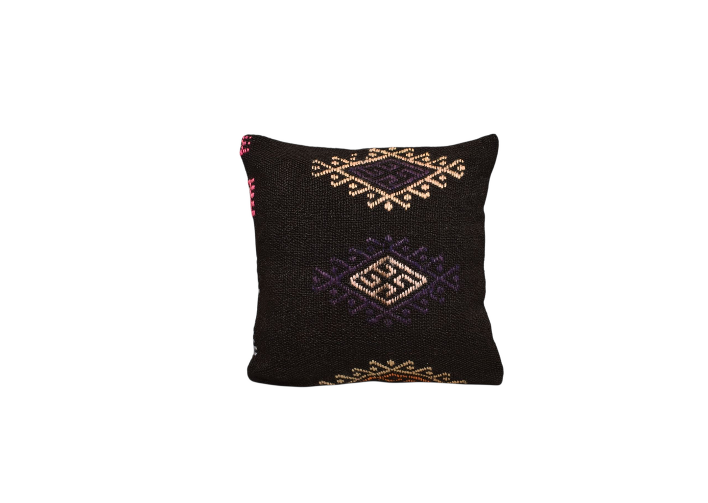 Kilim Antik El Dokuma Kilim Kırlent Yastık Kılıfı 0221 - Yeni - Çok Renkli