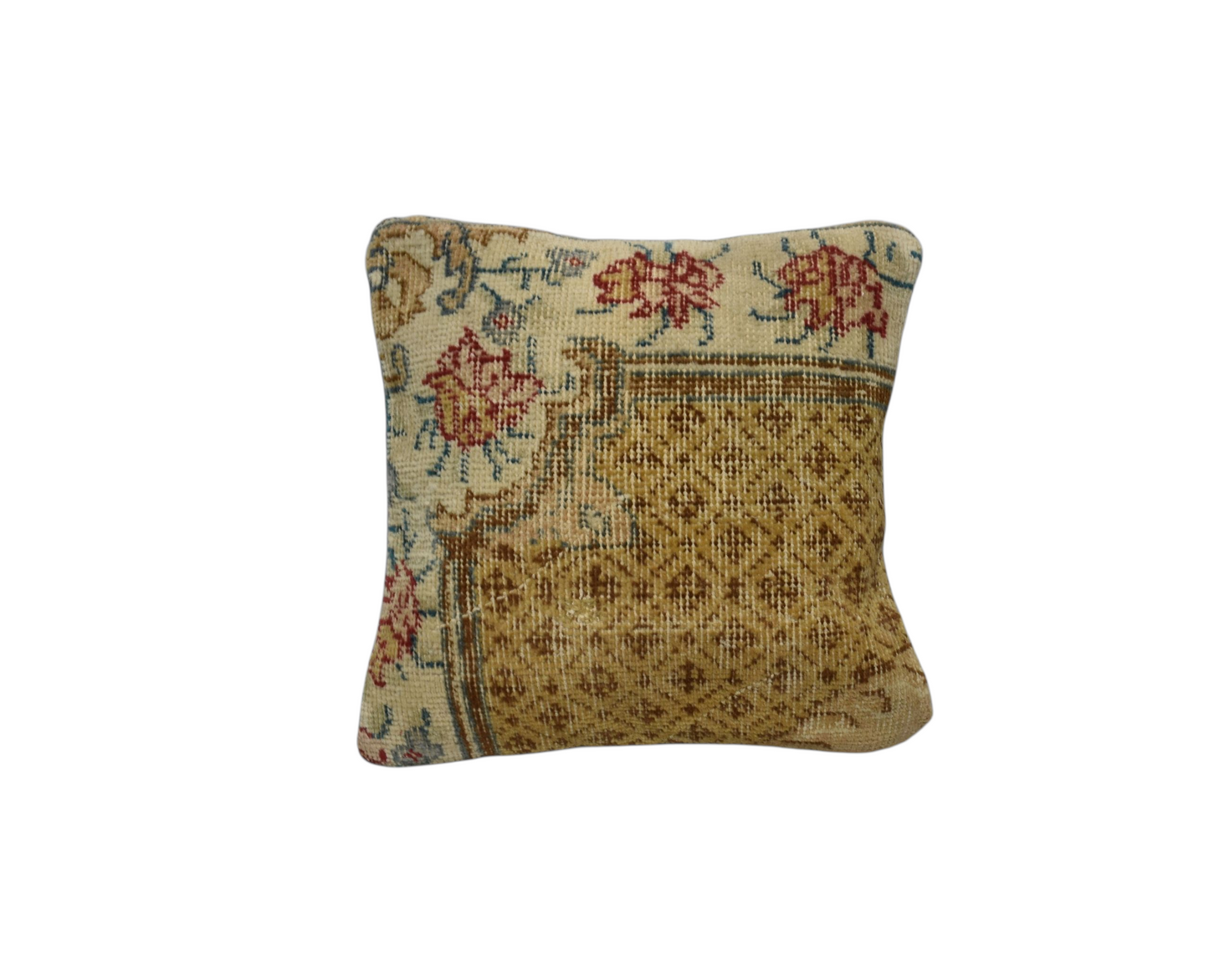 Kilim Antik El Dokuma Halı Kırlent Yastık Kılıfı 0250 - Vintage - Çok Renkli