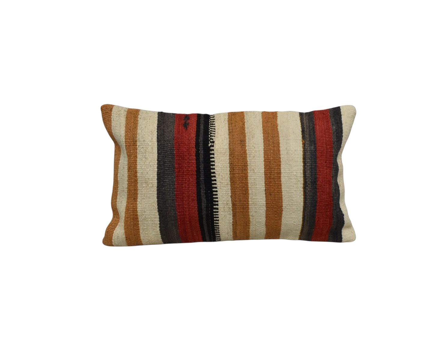 Kilim Antik El Dokuma Lumbar Kilim Kırlent Yastık Kılıfı 0274 - Yeni - Çok Renkli