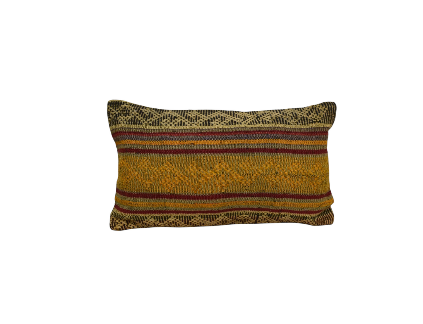 Kilim Antik El Dokuma Lumbar Kilim Kırlent Yastık Kılıfı 0277 - Yeni - Çok Renkli