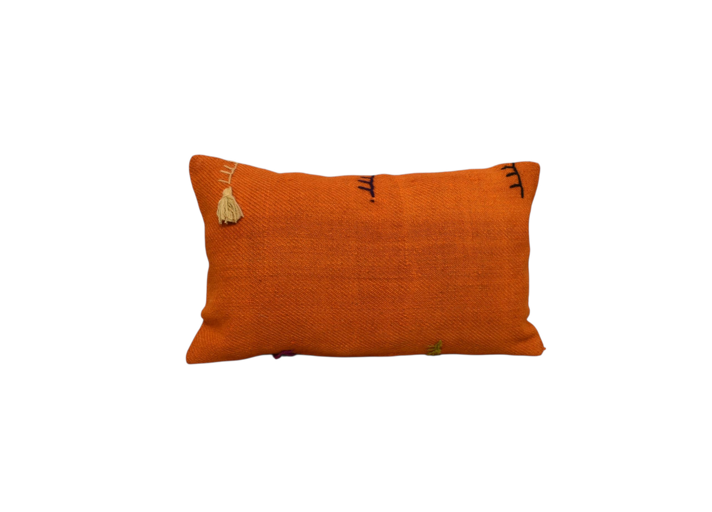 Kilim Antik El Dokuma Lumbar Kilim Kırlent Yastık Kılıfı 0278 - Yeni - Renkli