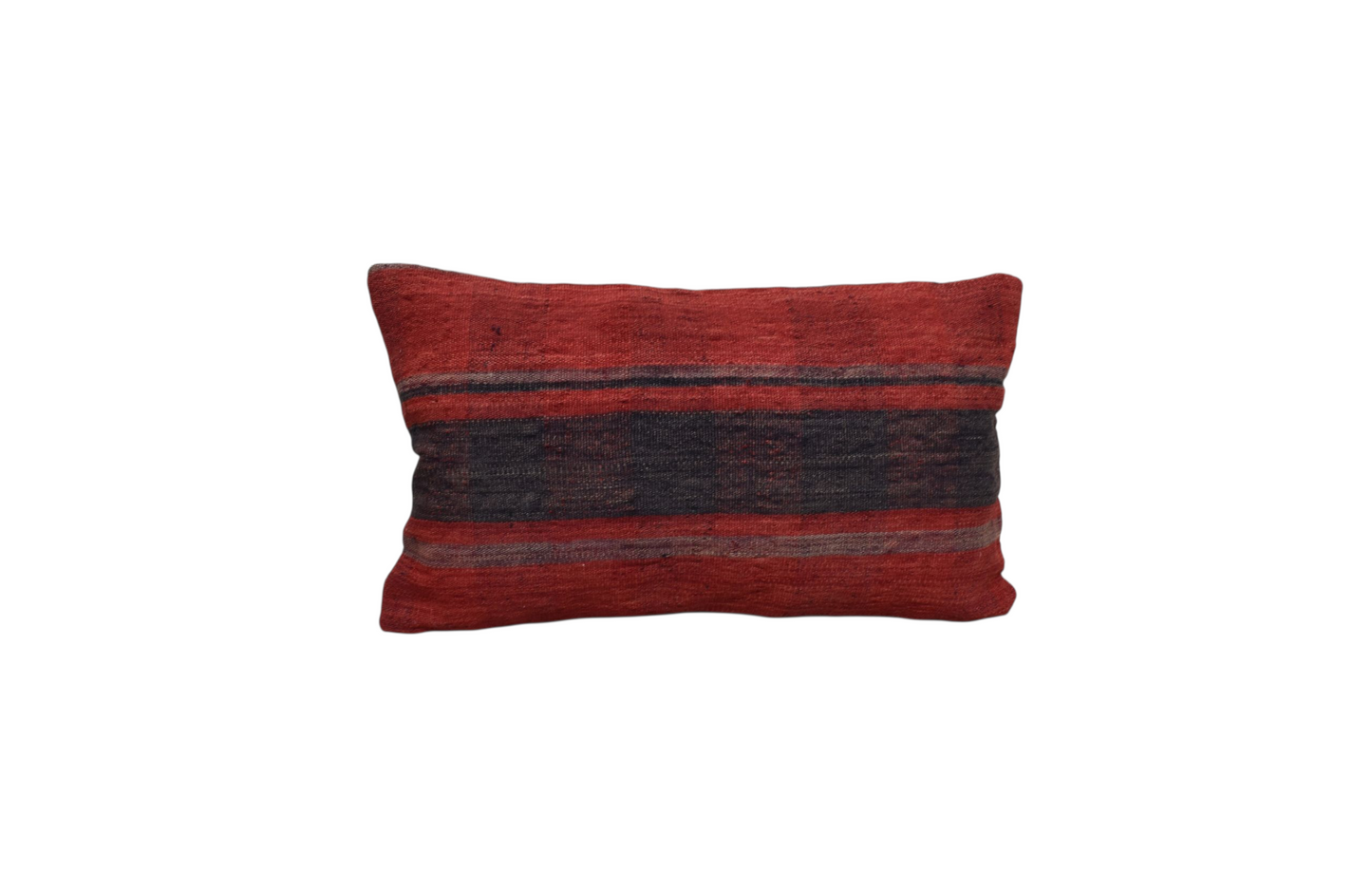 Kilim Antik El Dokuma Lumbar Kilim Kırlent Yastık Kılıfı 0281 - Yeni - Çok Renkli
