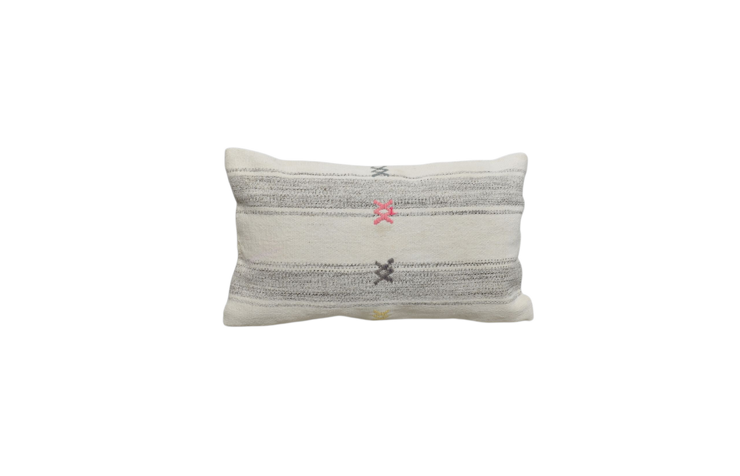 Kilim Antik El Dokuma Lumbar Kilim Kırlent Yastık Kılıfı 0283 - Yeni - Çok Renkli