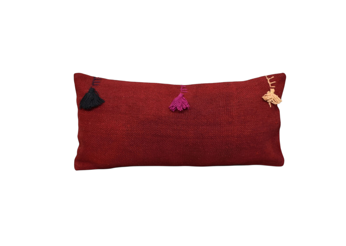 Kilim Antik El Dokuma Lumbar Kilim Kırlent Yastık Kılıfı 0297 - Yeni - Renkli
