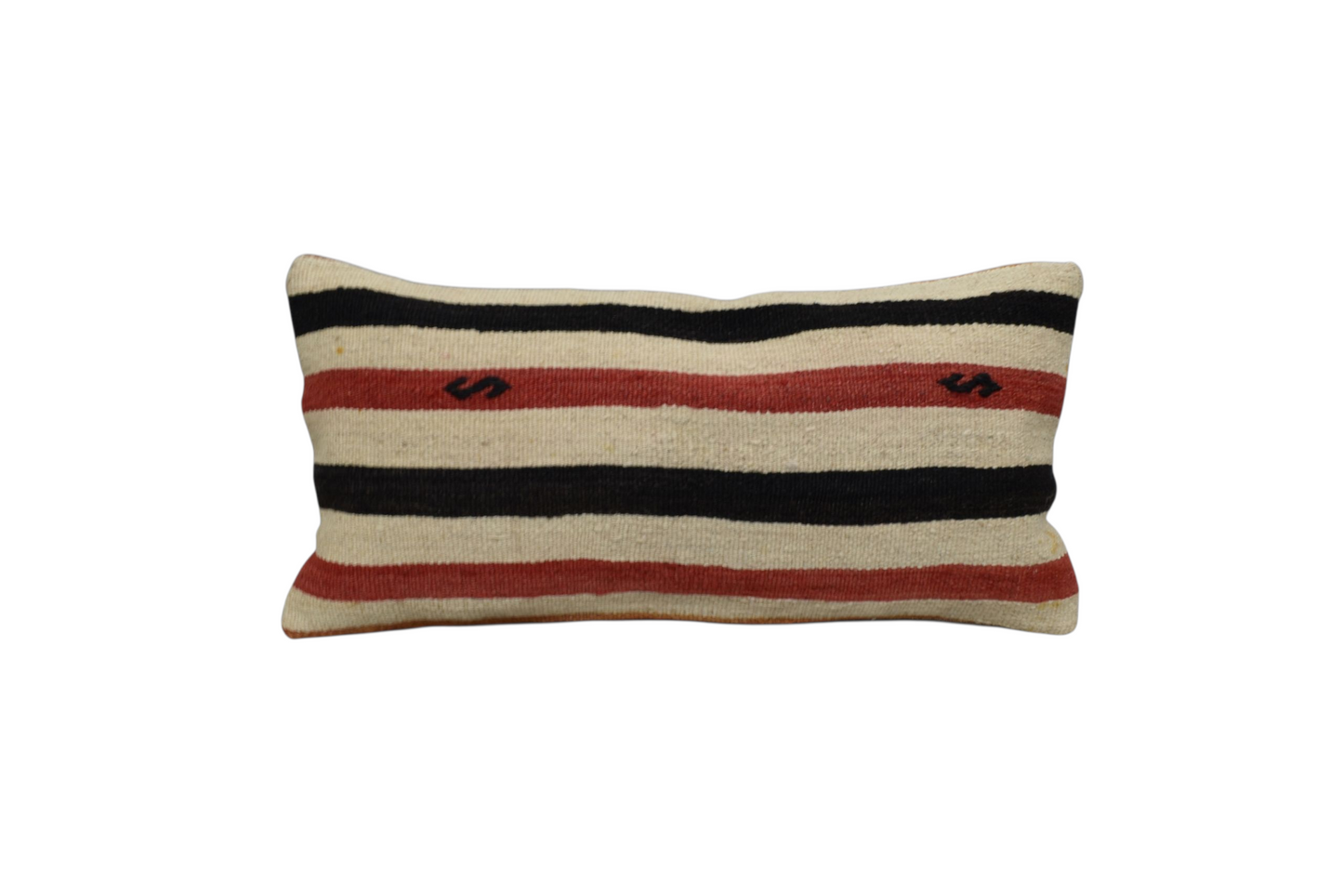 Kilim Antik El Dokuma Lumbar Kilim Kırlent Yastık Kılıfı 0301 - Yeni - Çok Renkli