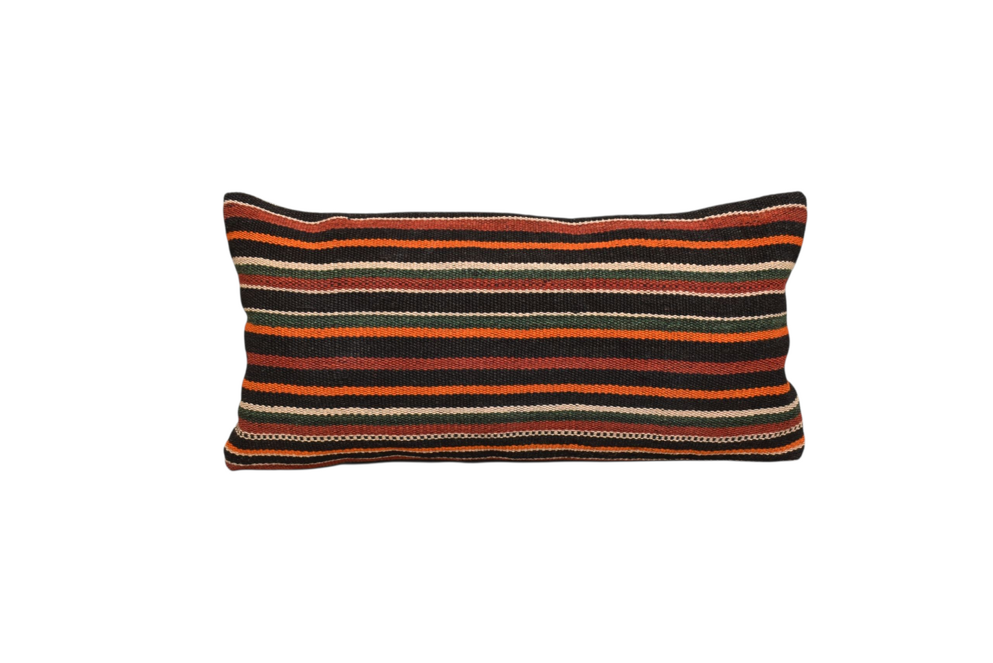 Kilim Antik El Dokuma Lumbar Kilim Kırlent Yastık Kılıfı 0325 - Yeni - Çok Renkli