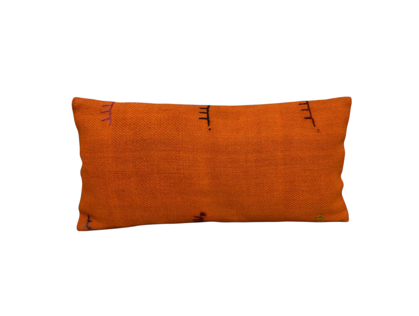 Kilim Antik El Dokuma Lumbar Kilim Kırlent Yastık Kılıfı 0328 - Yeni - Renkli