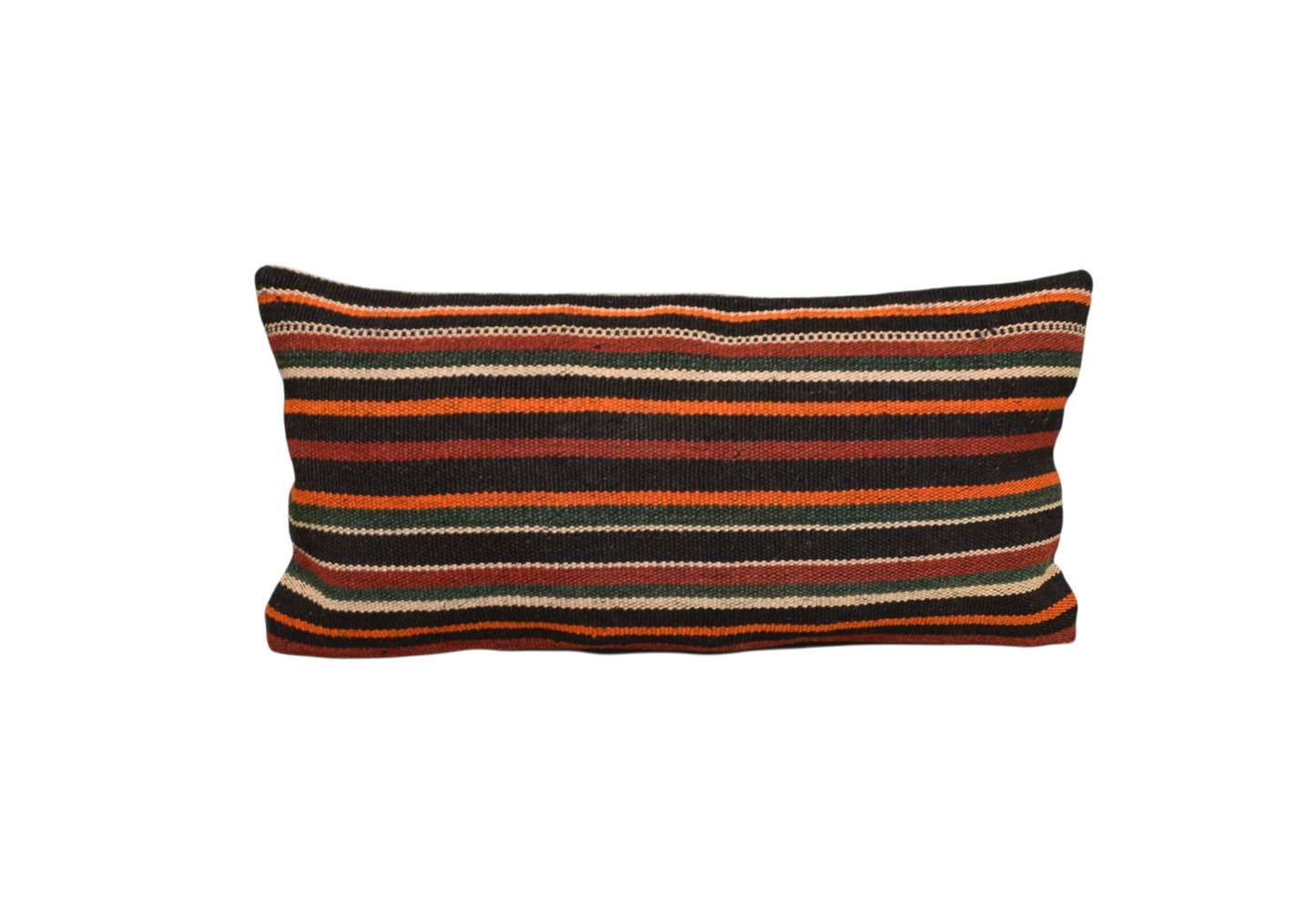 Kilim Antik El Dokuma Lumbar Kilim Kırlent Yastık Kılıfı 0329 - Yeni - Çok Renkli