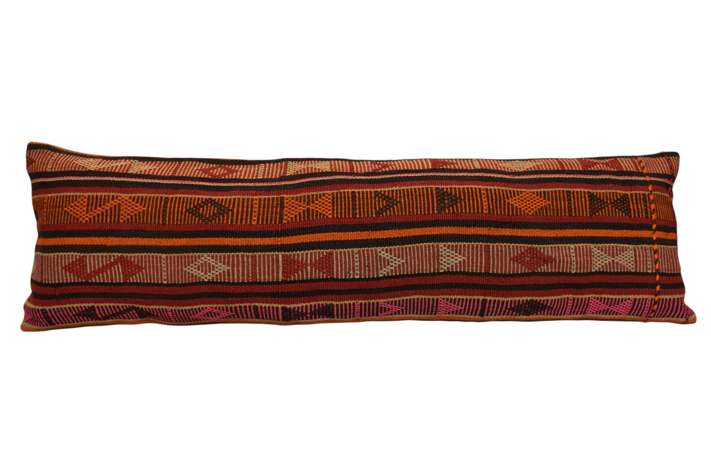 Kilim Antik El Dokuma Lumbar Kilim Kırlent Yastık Kılıfı 0331 - Yeni - Çok Renkli