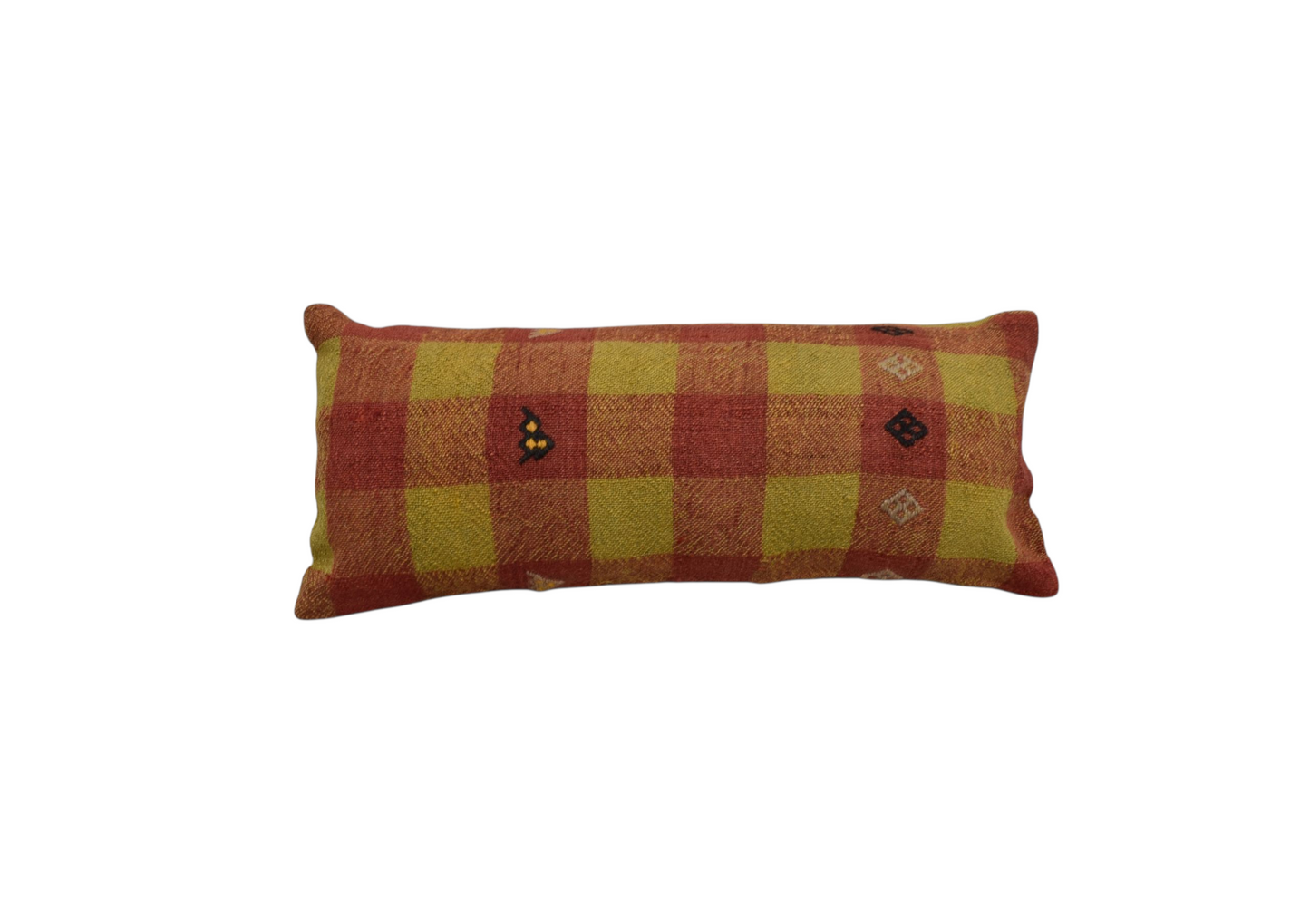 Kilim Antik El Dokuma Lumbar Kilim Kırlent Yastık Kılıfı 0335 - Yeni - Çok Renkli