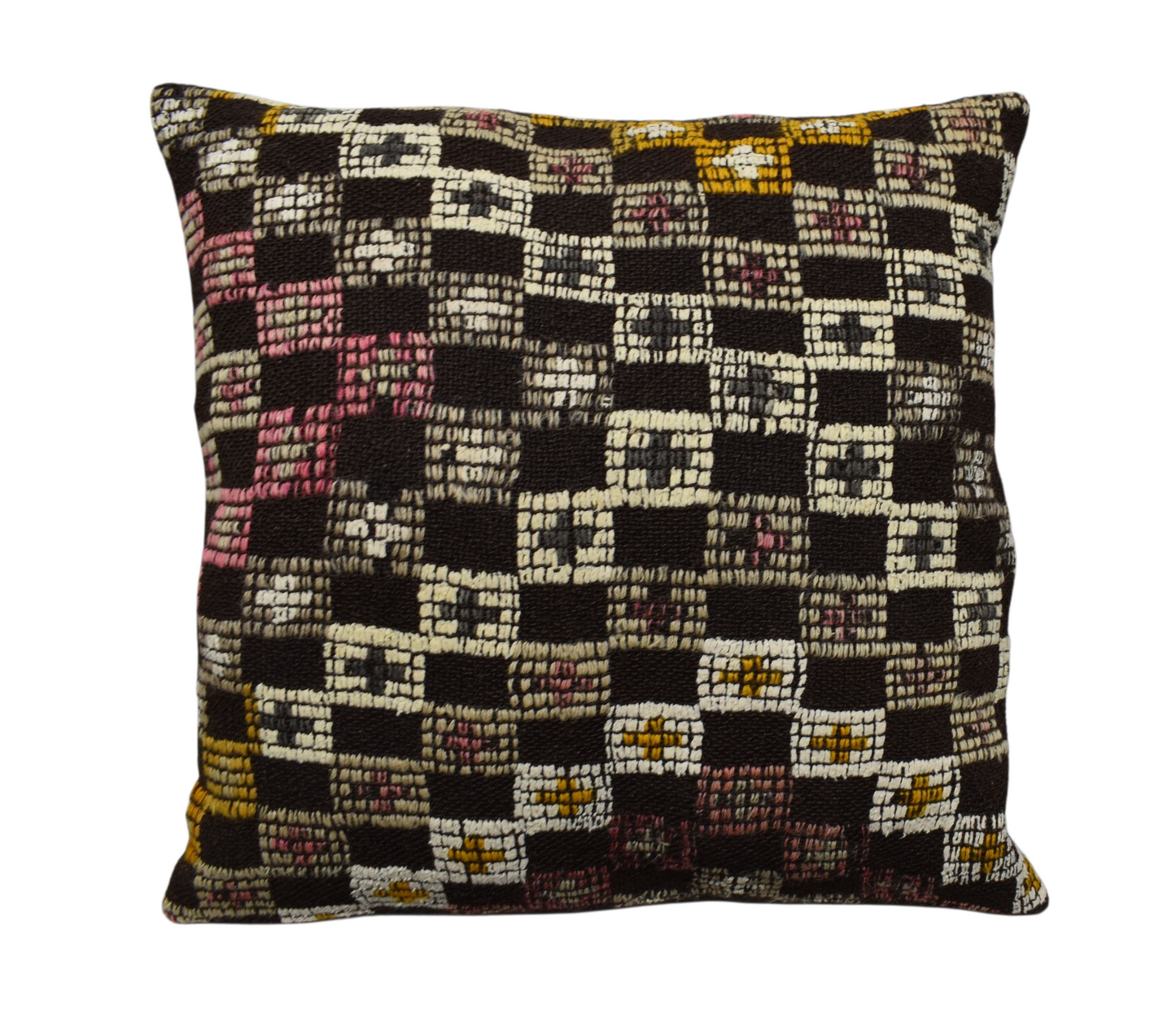 Kilim Antik El Dokuma Kilim Kırlent Yastık Kılıfı 0350 - Yeni - Çok Renkli