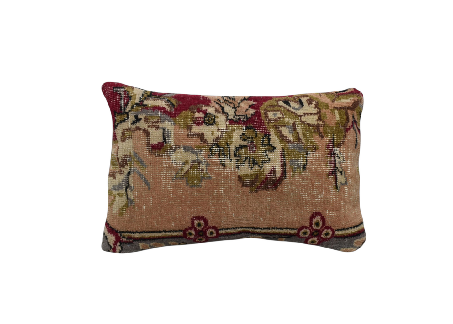 Kilim Antik El Dokuma Halı Kırlent Yastık Kılıfı 0351 - Vintage - Çok Renkli