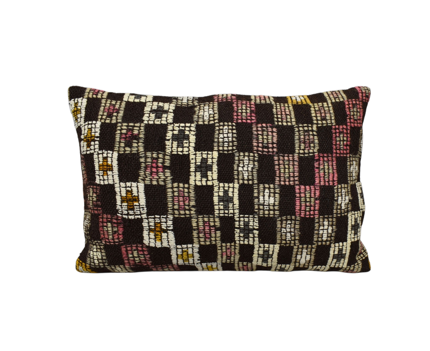 Kilim Antik El Dokuma Kilim Kırlent Yastık Kılıfı 0356 - Yeni - Çok Renkli