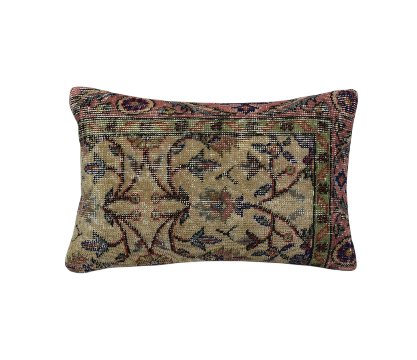 Kilim Antik El Dokuma Halı Kırlent Yastık Kılıfı 0359 - Vintage - Çok Renkli
