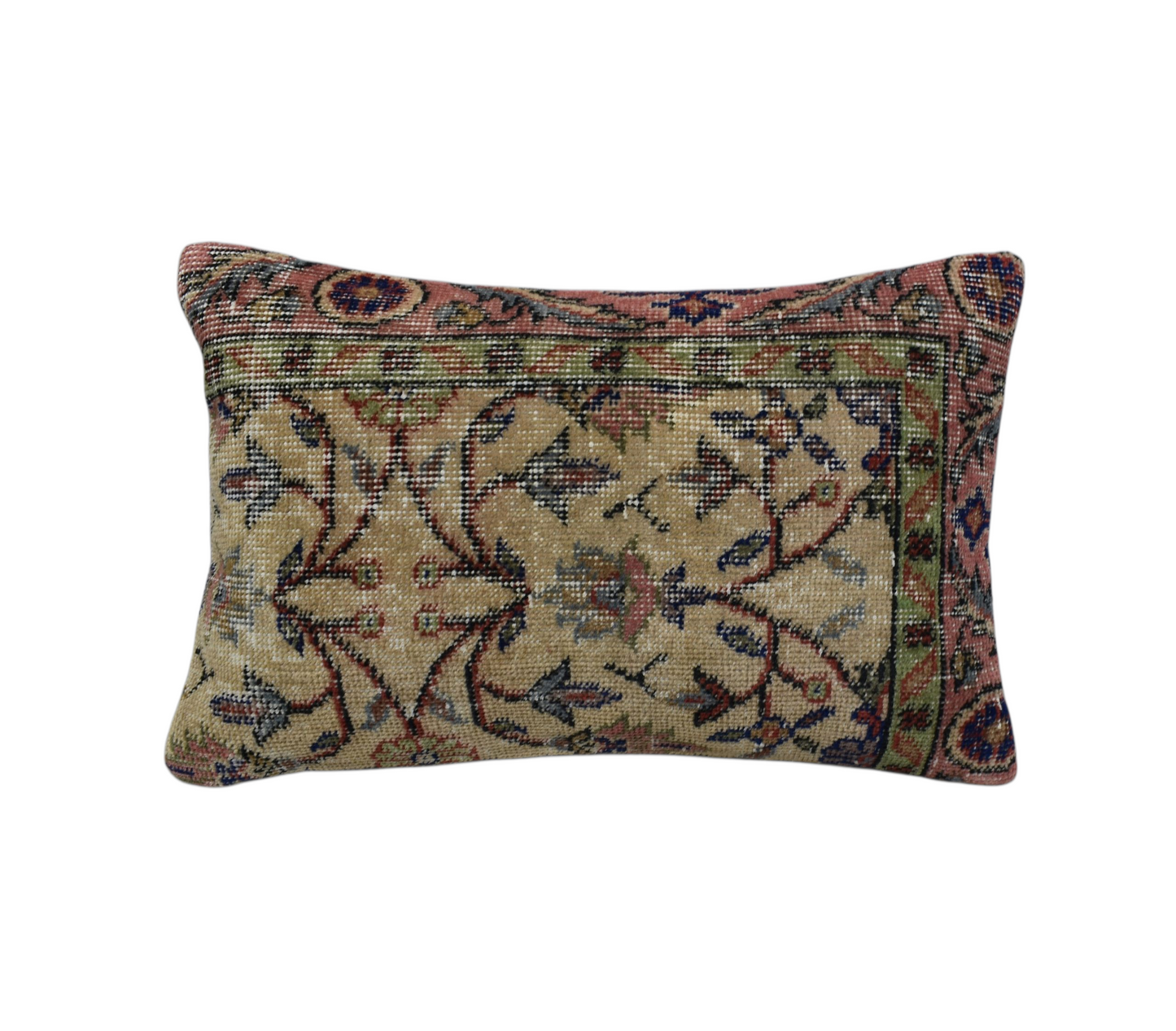 Kilim Antik El Dokuma Halı Kırlent Yastık Kılıfı 0359 - Vintage - Çok Renkli