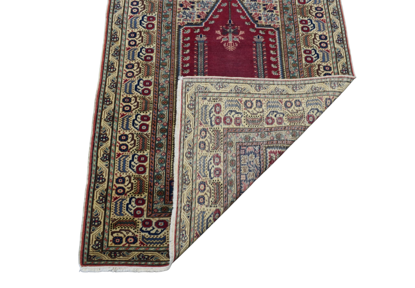 Kilim Antik El Dokuma Kayseri Yün Salon Halısı 0363 - Antika - Çok Renkli