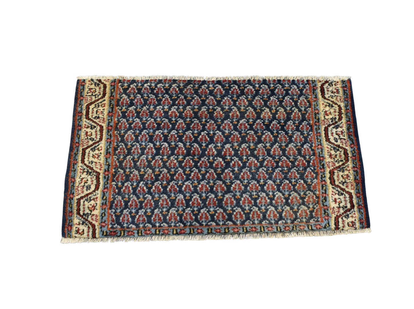 Kilim Antik El Dokuma Bademli Herki Yün Halı 0365 - Yeni - Çok Renkli