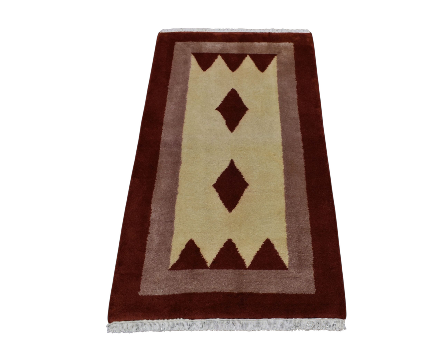 Kilim Antik El Dokuma Fas Morocco Yün Halı 0399 - Yeni - Çok Renkli