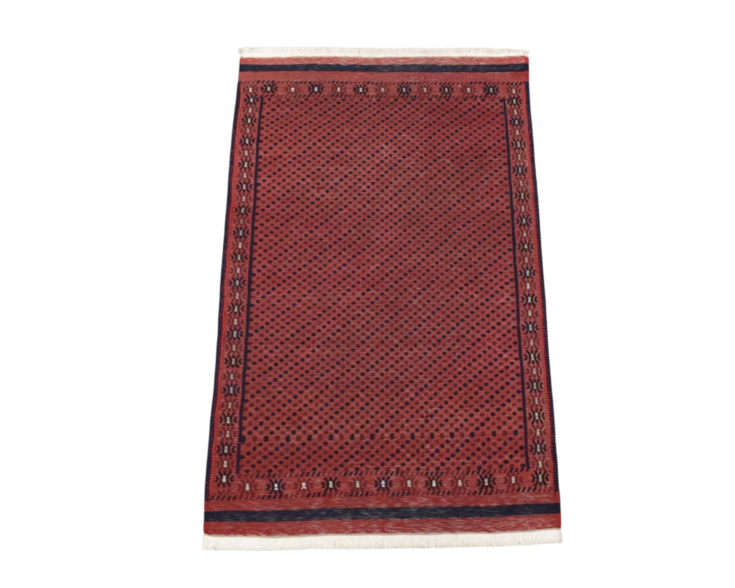 Kilim Antik El Dokuma İnce İran Acem Yün Kilim 0413 - Yeni - Kırmızı