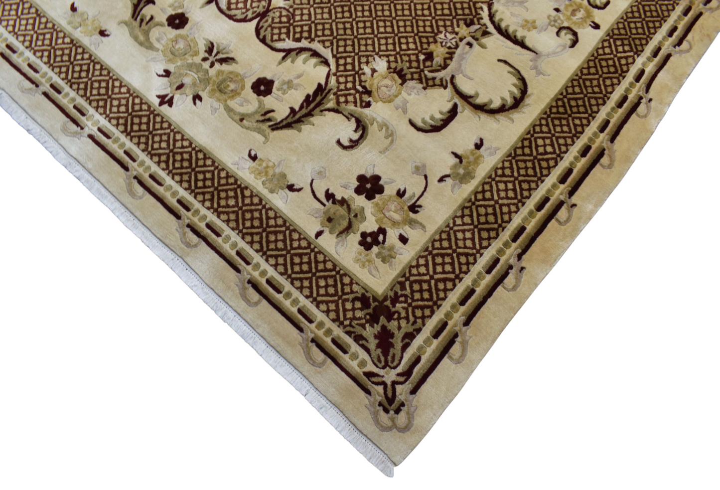 Kilim Antik 7m2 El Dokuma Çin Yün Salon Halısı 0422 - Yeni - Çok Renkli