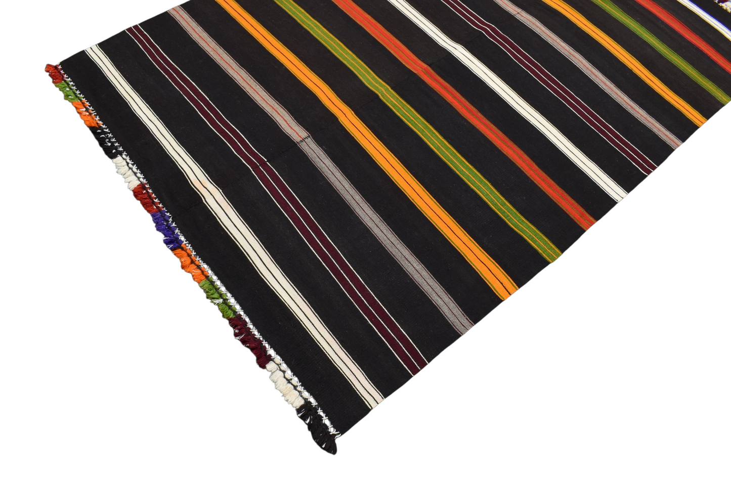 Kilim Antik El Dokuma Sivas Perde Yün Kilim 0478 - Yeni - Çok Renkli