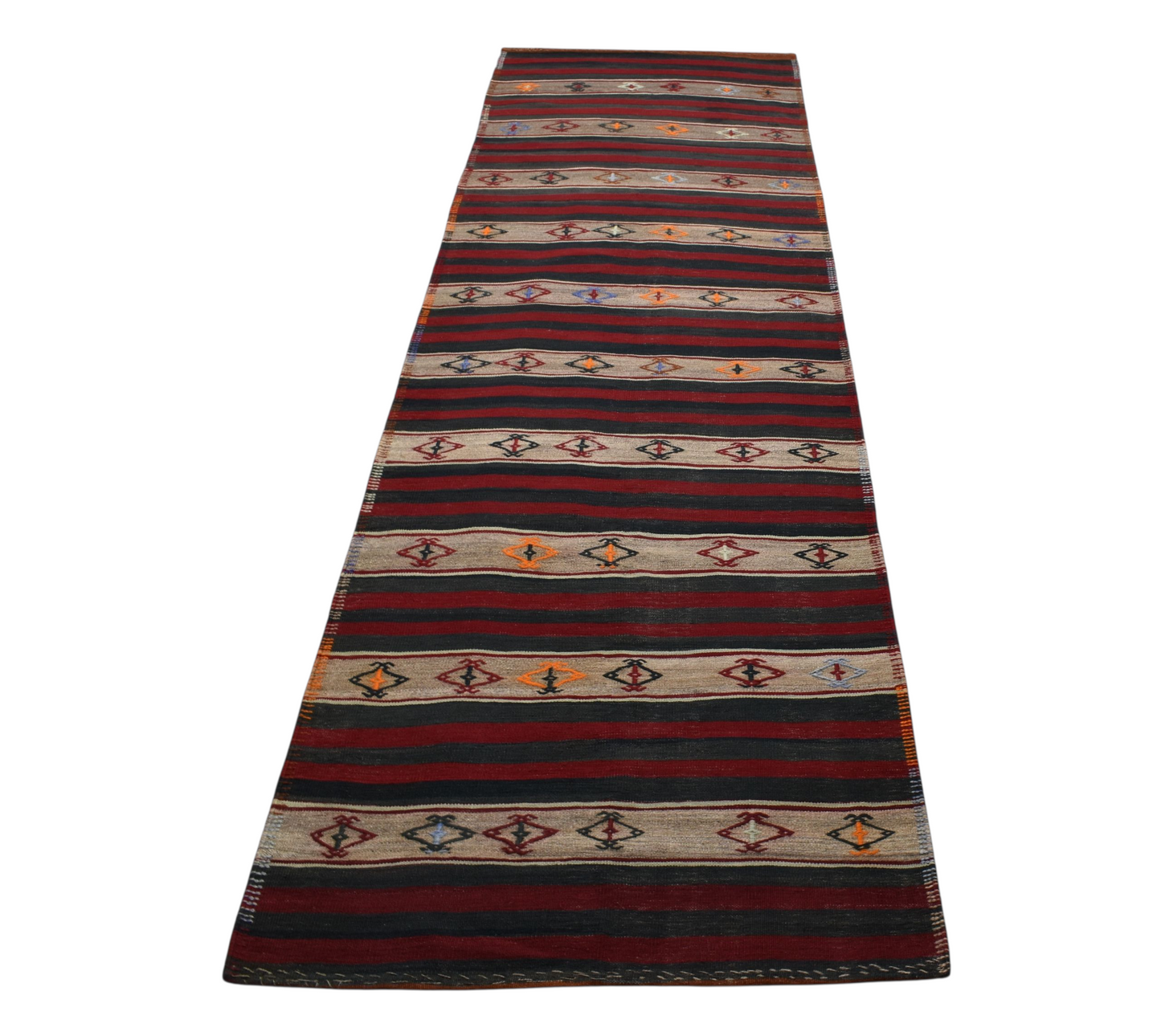Kilim Antik El Dokuması Malatya Yolluk Yün Kilim 0571 - Yeni - Çok Renkli