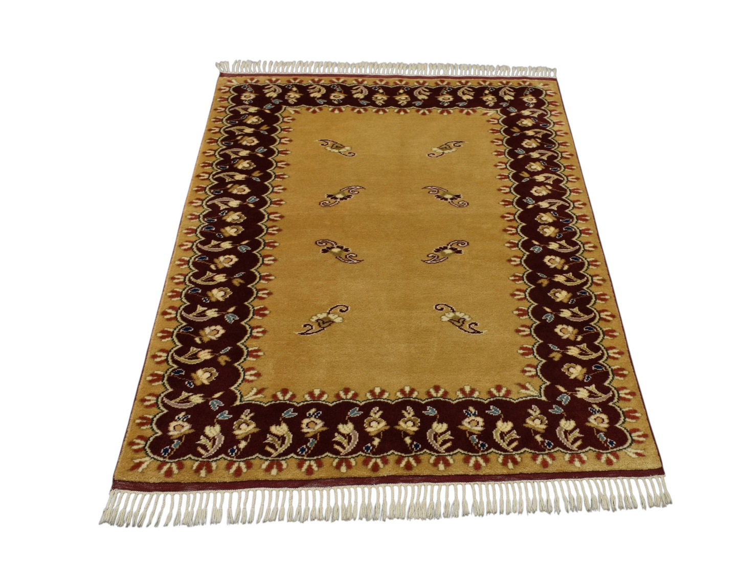 Kilim Antik El Dokuma Kirman Balıkesir Antik Yörük Yün Halı 0657 - Yeni - Çok Renkli