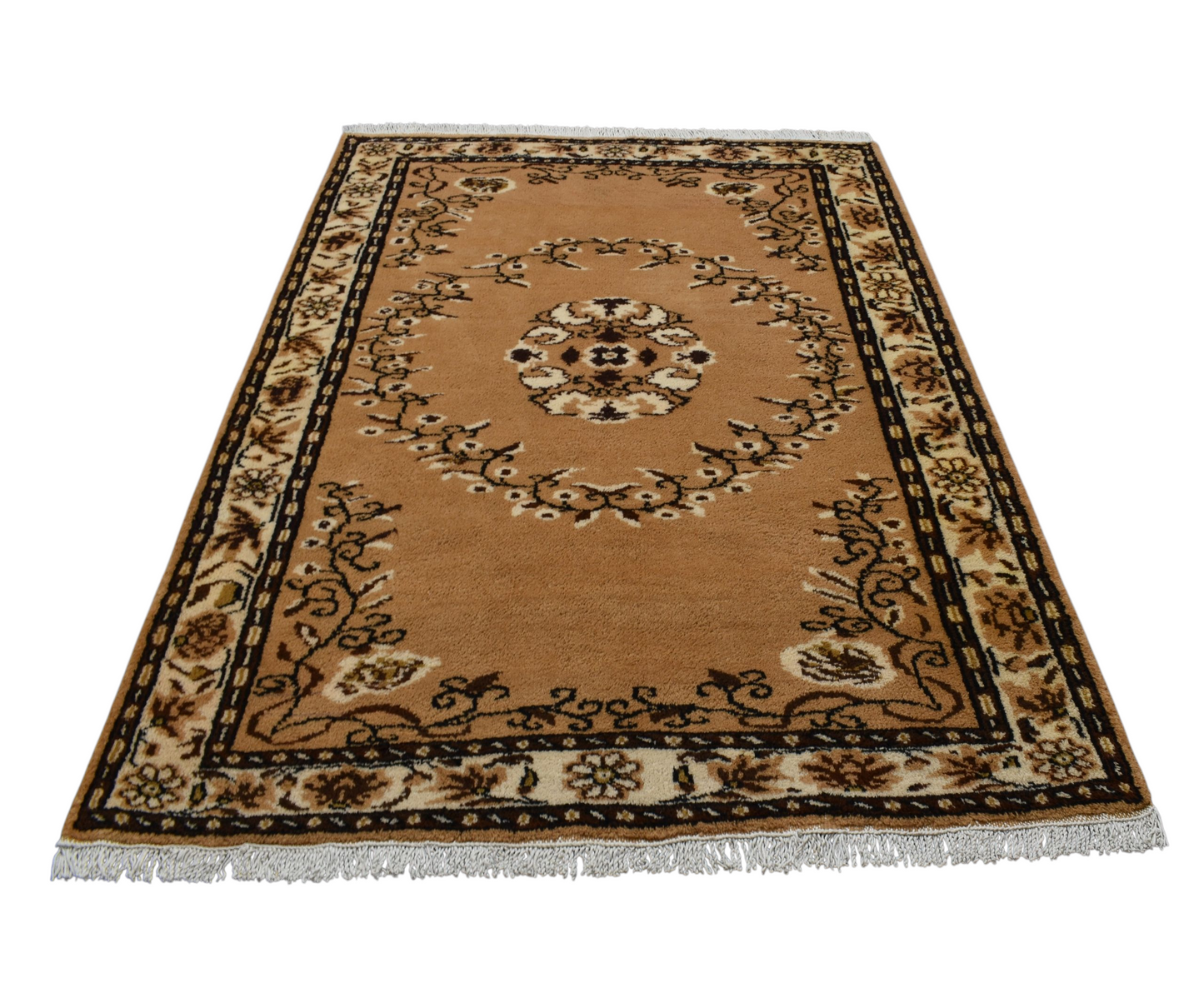 Kilim Antik El Dokuma 4m2 Sini Göbek Simav Kütahya Yün Halı 0669 - Yeni - Çok Renkli
