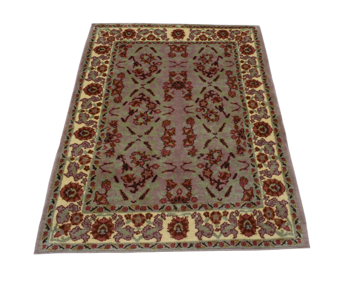 Kilim Antik El Dokuması Uşak Yün Halı 0674 - Yeni - Lila