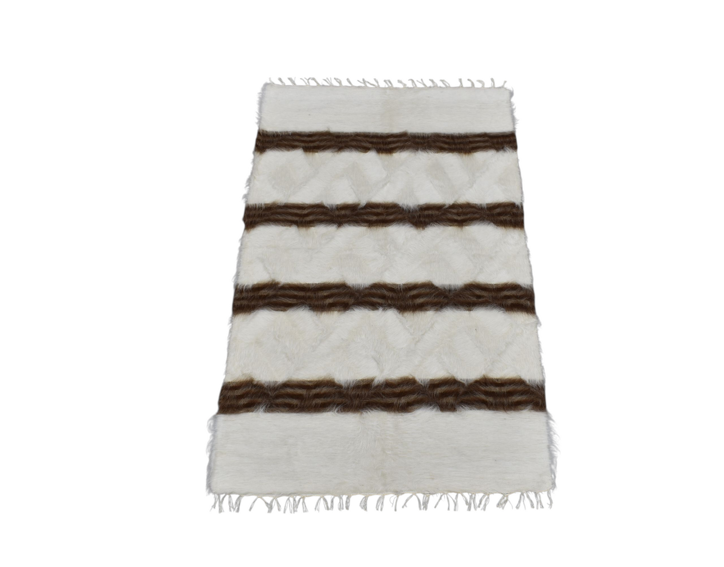 Kilim Antik El Dokuma Tiftik Yün Siirt Battaniyesi Kilim 0701 - Yeni - Çok Renkli