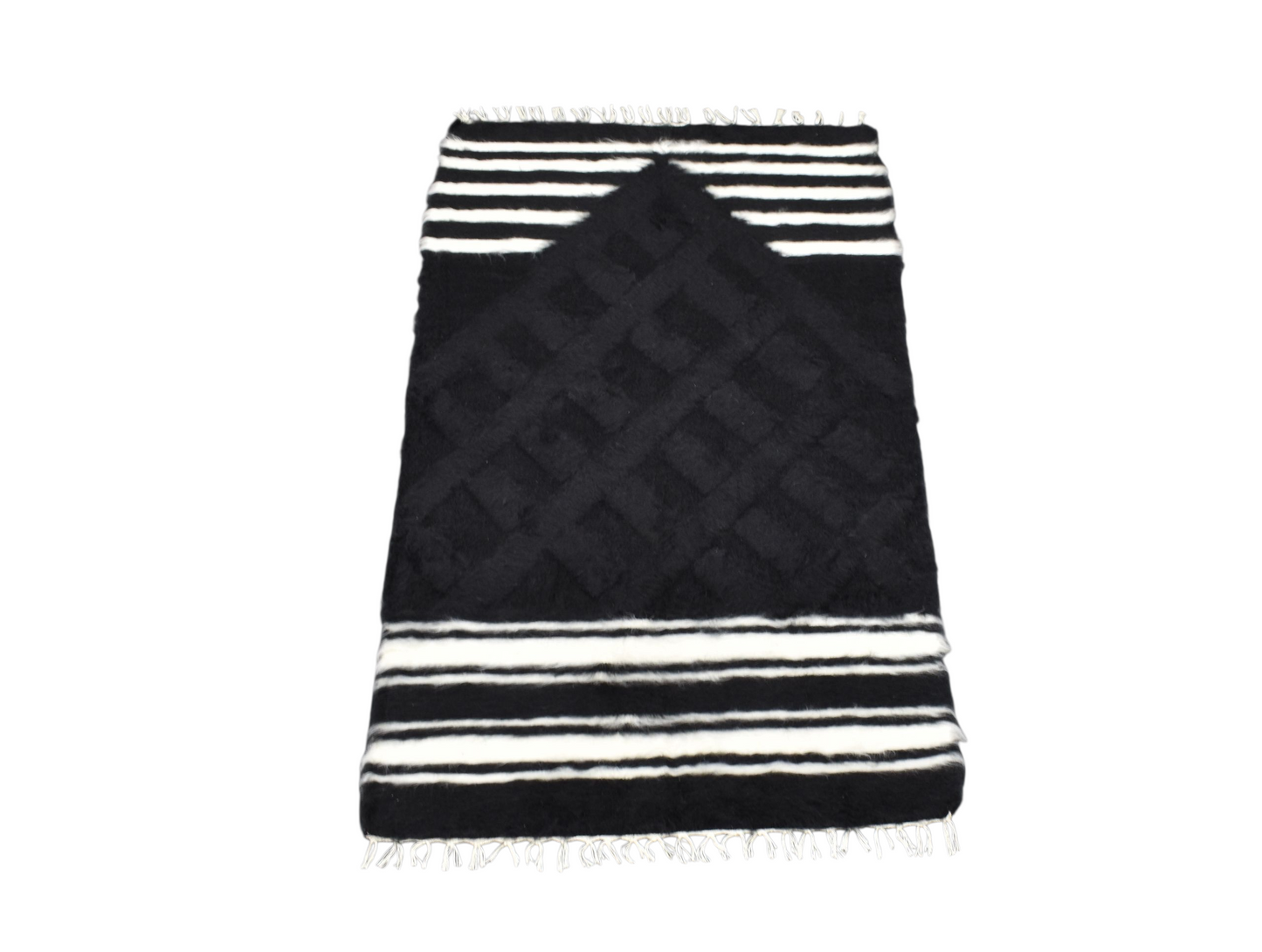 Kilim Antik El Dokuma Namazlık Seccade Tiftik Yün Siirt Battaniyesi Kilim 0712 - Yeni - Çok Renkli