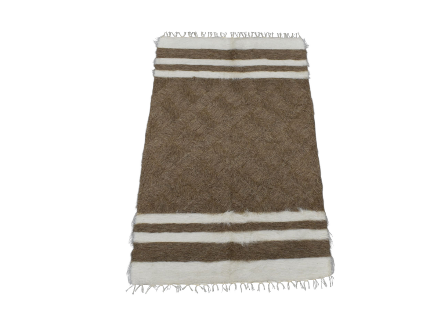 Kilim Antik El Dokuma Tiftik Yün Siirt Battaniyesi Kilim 0724 - Yeni - Çok Renkli