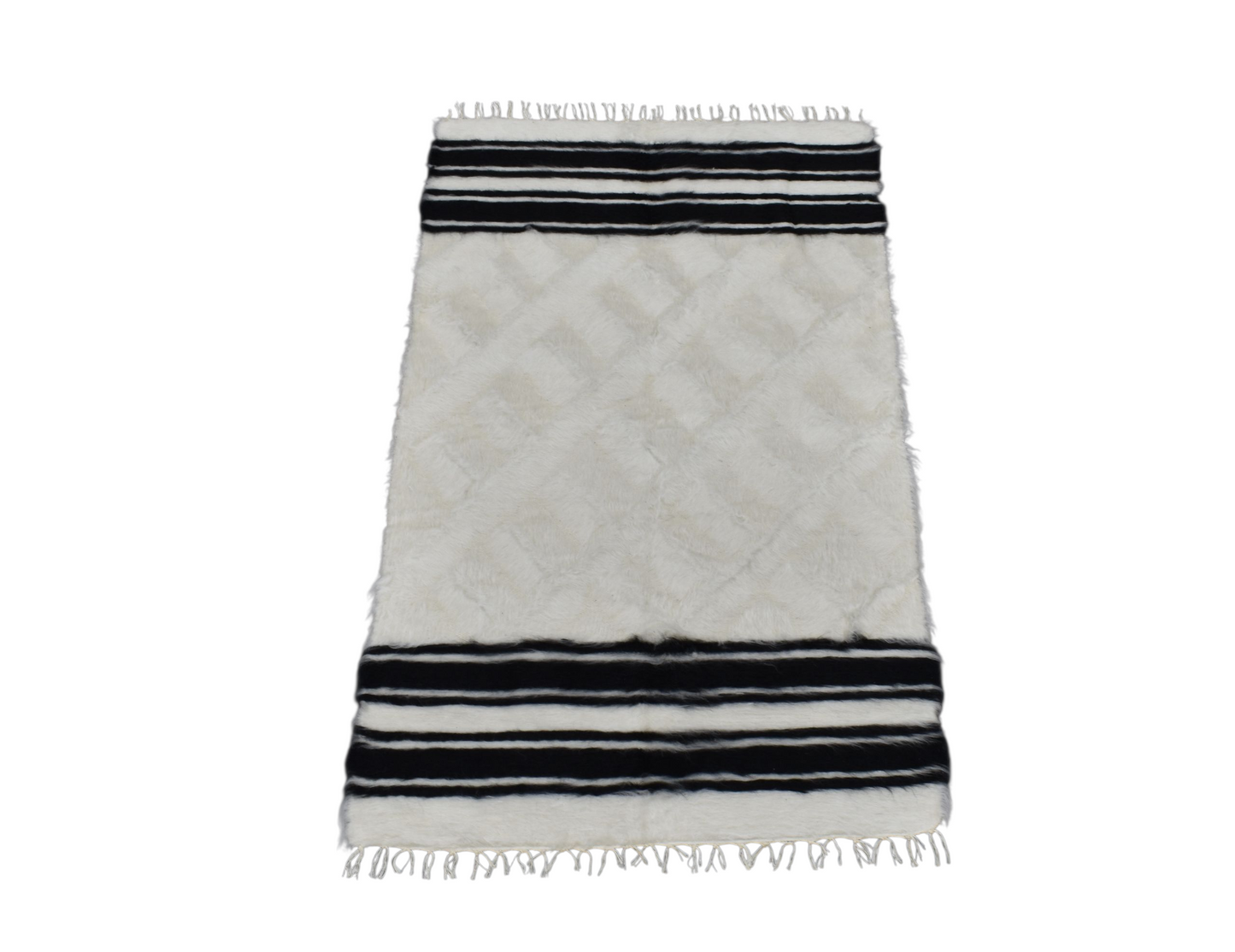 Kilim Antik El Dokuma Hakiki Tiftik Yün Siirt Battaniyesi Kilim 0727 - Yeni - Çok Renkli