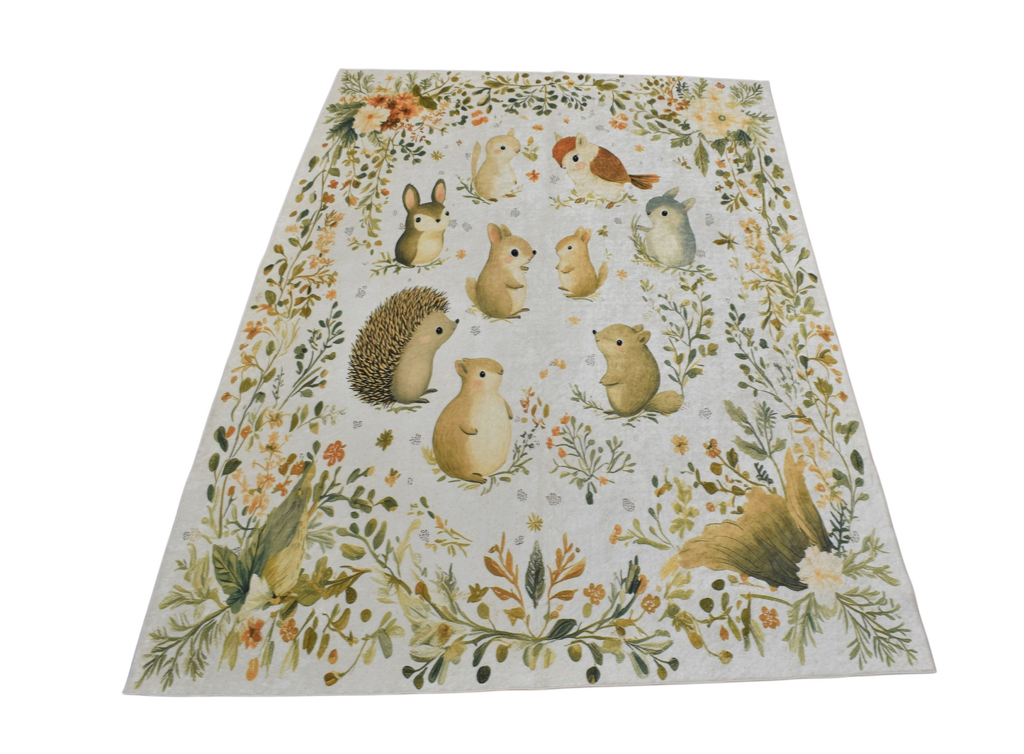 Kilim Antik 4m2 Tavşan Digital Baskı Makine Halısı 0748 - Yeni - Çok Renkli