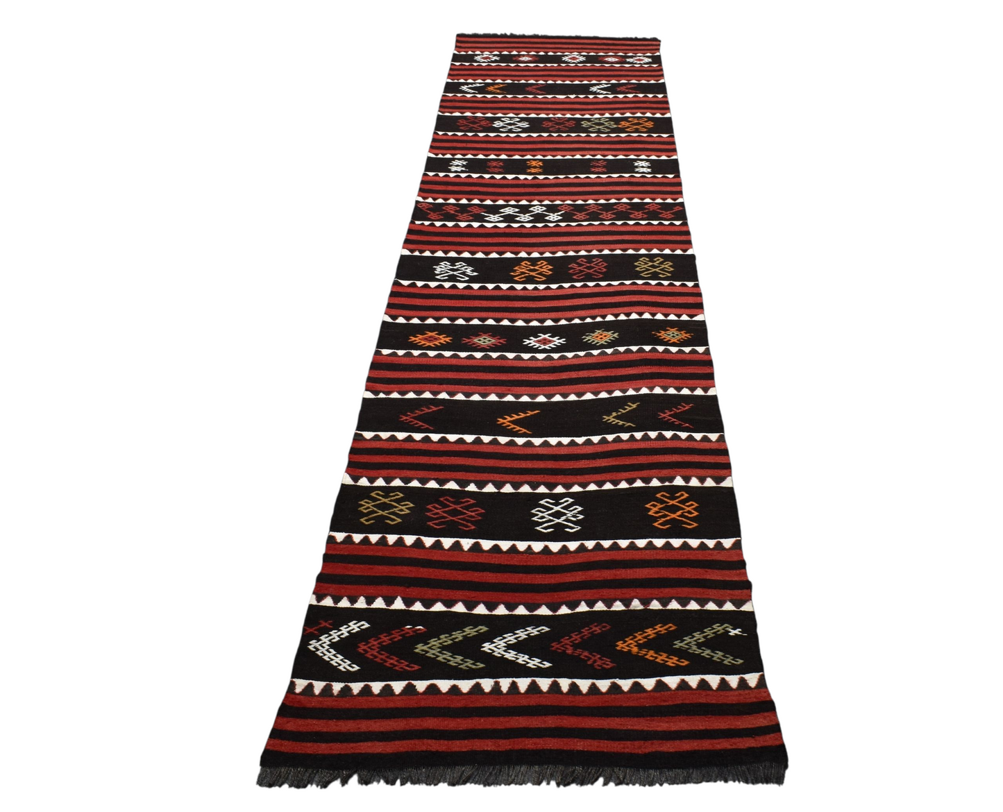 Kilim Antik El Dokuması Yekpare Malatya Yolluk Yün Kilim 0771 - Yeni - Çok Renkli