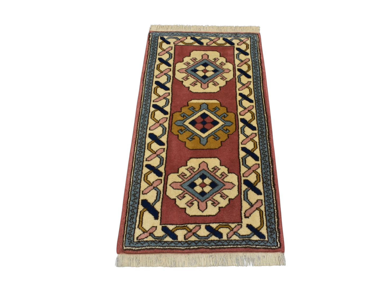Kilim Antik El Dokuma Niğde Karsı Yörük Yün Halı 0783 - Yeni - Çok Renkli