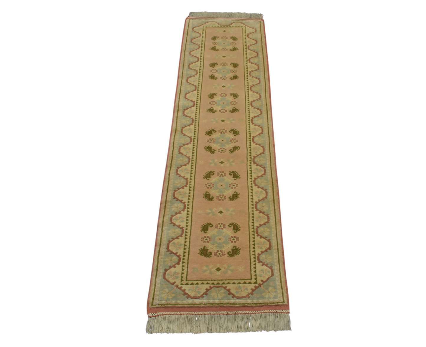 Kilim Antik El Dokuma Pastel Çiçekli Bozalan Milas Yolluk Yün Halı 0787 - Yeni - Çok Renkli