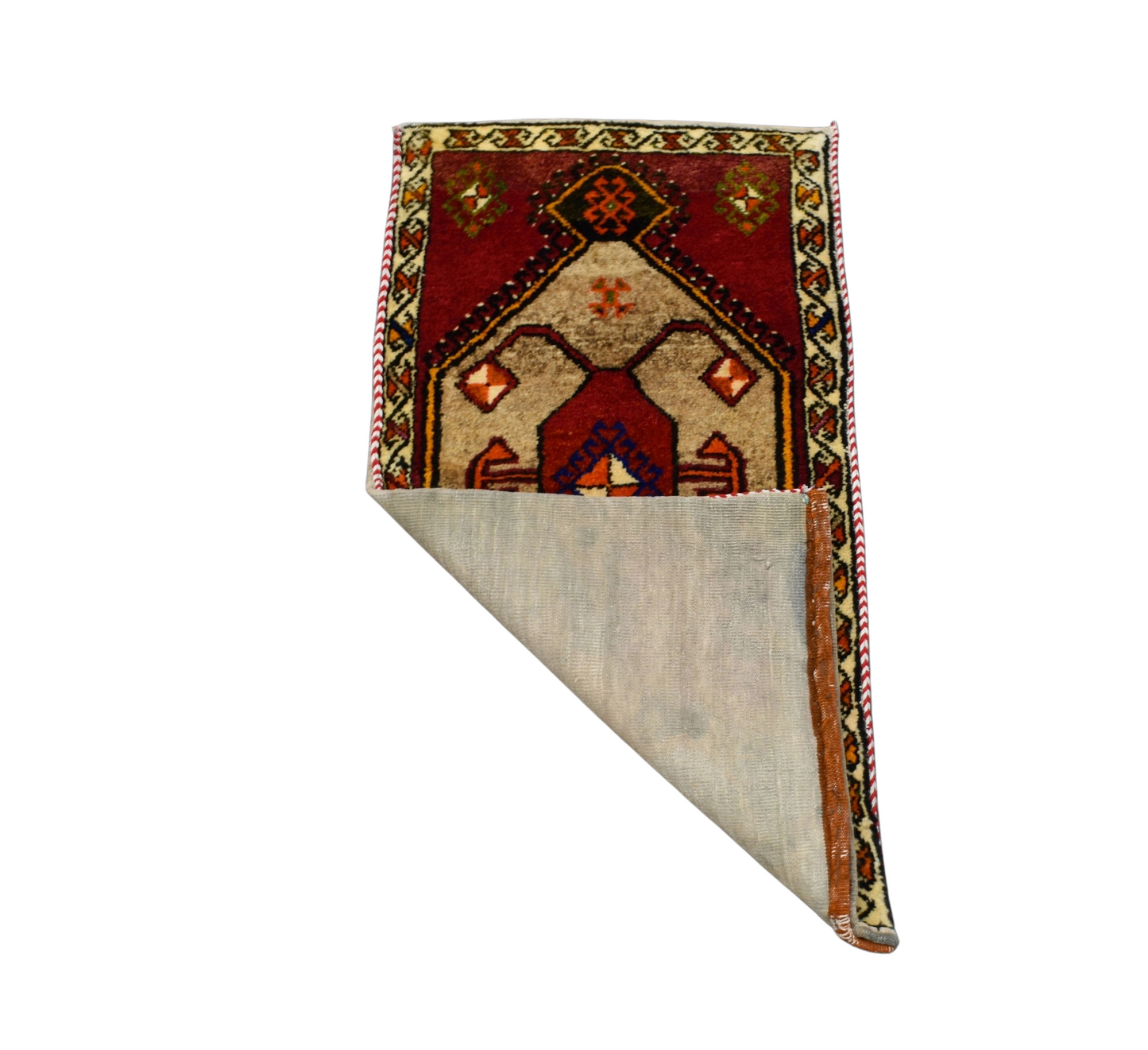 Kilim Antik El Dokuma Çift Yüzlü Malatya Yün Halı 0809 - Antika - Çok Renkli Yastık