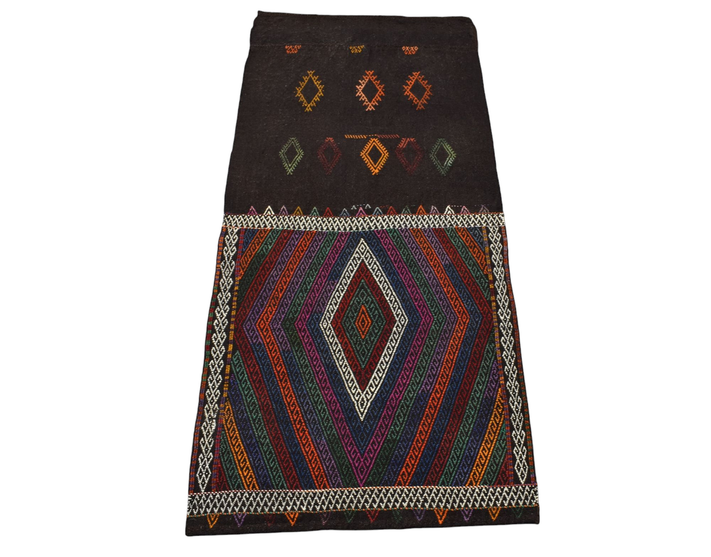 Kilim Antik El Dokuması Yün Konya Yörük Kilimi 0084 - Yeni - Çok Renkli