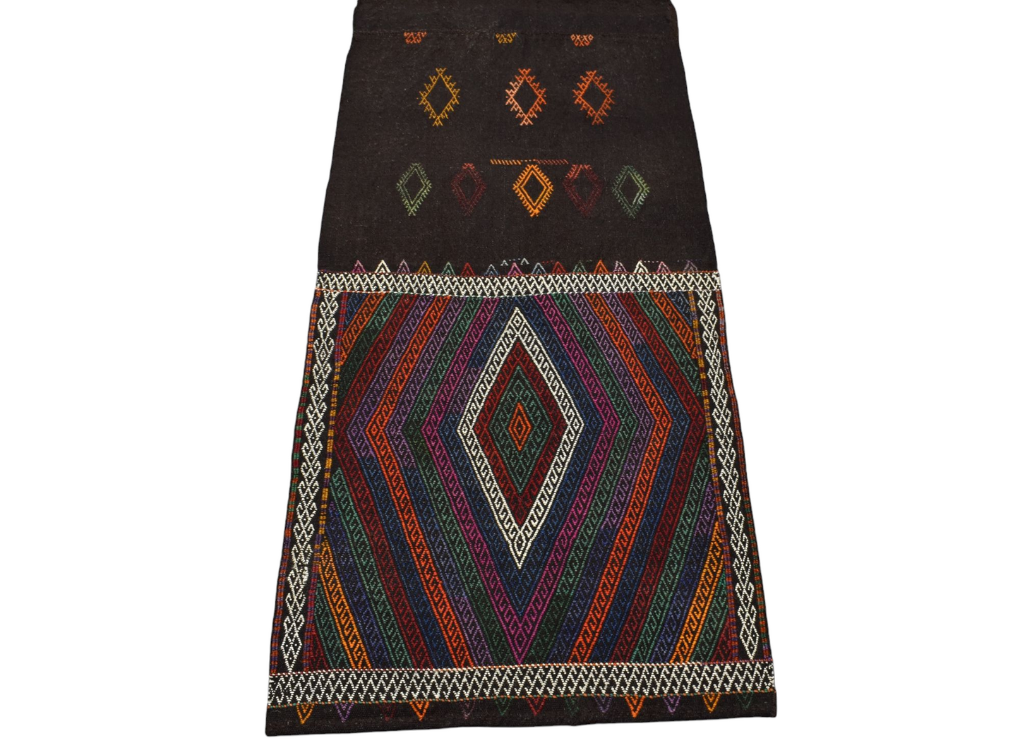 Kilim Antik El Dokuması Yün Konya Yörük Kilimi 0084 - Yeni - Çok Renkli
